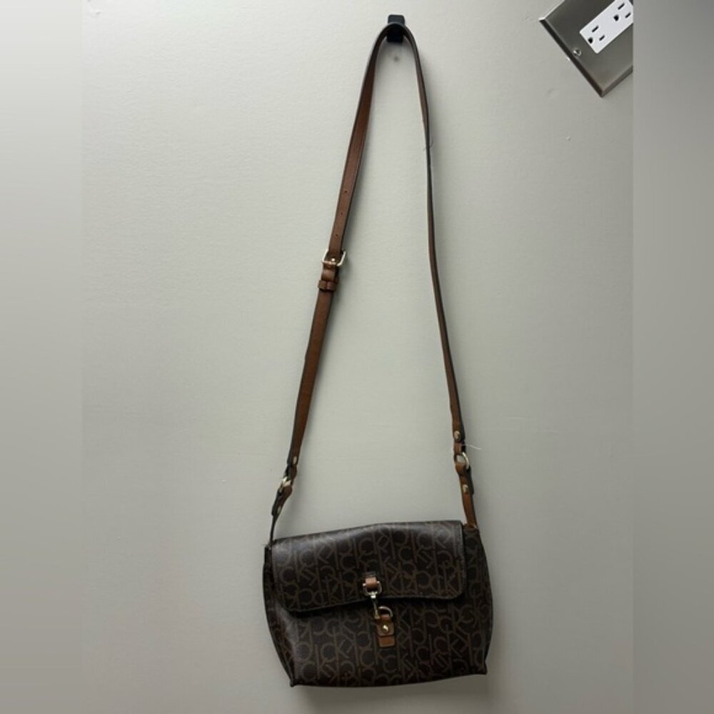 Calvin Klein Monogram Logo Crossbody Bag